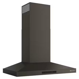 KitchenAid KVWC736SBE Range Hood, 36 inch Exterior Width, 400 CFM, LED, Aluminum Mesh Filter, Black Ore colour