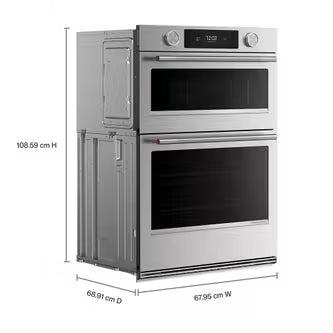KitchenAid KOEC727SPS 27" Microwave Wall Oven Combination 6.4 Cu. Ft Capacity