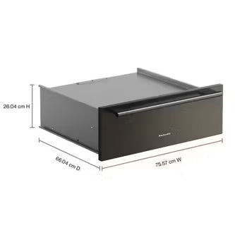 KitchenAid KWES730SBE 30" Warming Drawer 1.5 Cu. Ft Capacity