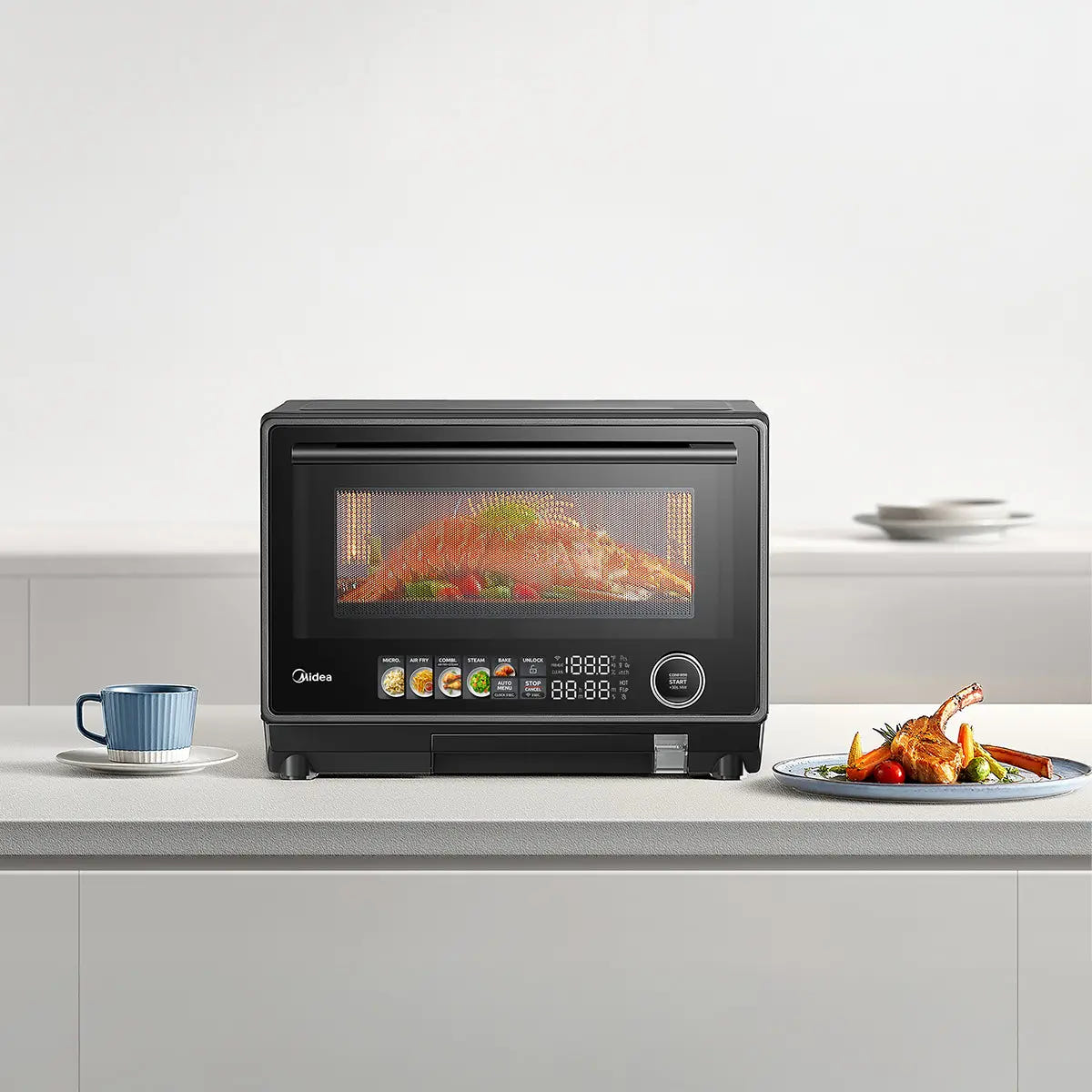 Midea MMC09S15ABB 4-In-1 Multi-Functional Microwave Oven