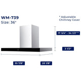 Hauslane WM-739SS-36