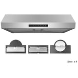 Hauslane UC-PS60SS-30 Range Hood