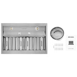 Hauslane Stainless Steel Cabinet Insert (IN-R200SS-42)