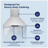 Hauslane WM-538SS-36 Ventilation