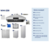 Hauslane WM-538SS-36