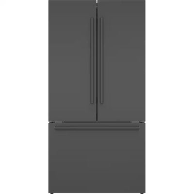 800 Series, French Door Bottom Mount, 36'', Brushed black steel anti-fingerprint B36CT80SNB