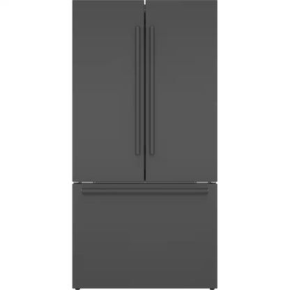 800 Series, French Door Bottom Mount, 36'', Brushed black steel anti-fingerprint B36CT80SNB