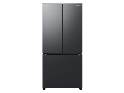 Samsung RF18A5101MT Counter Depth French Door Refrigerator, 33 inch Width, ENERGY STAR Certified, 18 cu. ft. Capacity, Counter Depth, Ice Dispenser (Freezer Located), Black Caviar Matt colour, Twin Cooling Plus™