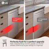 LG LDNTH753S Dishwasher 24" Top Control QuadWash Pro 3 Racks 42 dBA