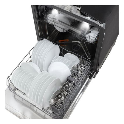 LG LDNTH753S Dishwasher 24" Top Control QuadWash Pro 3 Racks 42 dBA