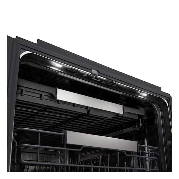 LG LDNTH753S Dishwasher 24" Top Control QuadWash Pro 3 Racks 42 dBA