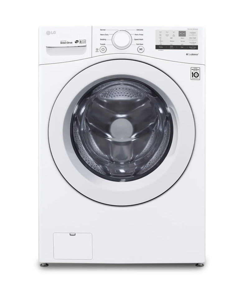LG WM3470CW Front Load Washer, 27 inch Width, 5.8 cu. ft. Washer Capacity, 1,300 RPM Washer Spin Speed, 8 Wash Cycles, 5 Temperature Settings, ENERGY STAR Certified, White colour