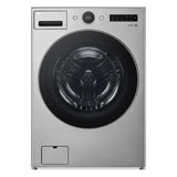 LG WM5500HVA Front Load Washer, 27 inch Width, 5.2 cu. ft. Washer Capacity, 1,300 RPM Washer Spin Speed, 25 Wash Cycles, 5 Temperature Settings, Water Heater, Steam Clean, ENERGY STAR Certified, Wifi Enabled, Graphite Steel colour