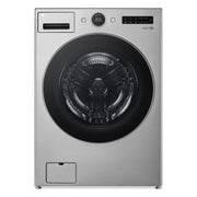 LG WM5500HVA Front Load Washer, 27 inch Width, 5.2 cu. ft. Washer Capacity, 1,300 RPM Washer Spin Speed, 25 Wash Cycles, 5 Temperature Settings, Water Heater, Steam Clean, ENERGY STAR Certified, Wifi Enabled, Graphite Steel colour