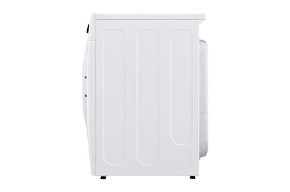 LG DLE3470W Electric Dryer, 27 inch Width, Electric, 7.4 cu. ft. Capacity, 3 Temperature Settings, Stackable, Steel Drum, White