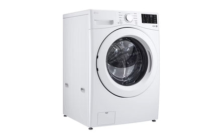 LG WM3470CW Front Load Washer, 27 inch Width, 5.8 cu.ft Mega Capacity Front Load Washer with 6Motion™ Technology