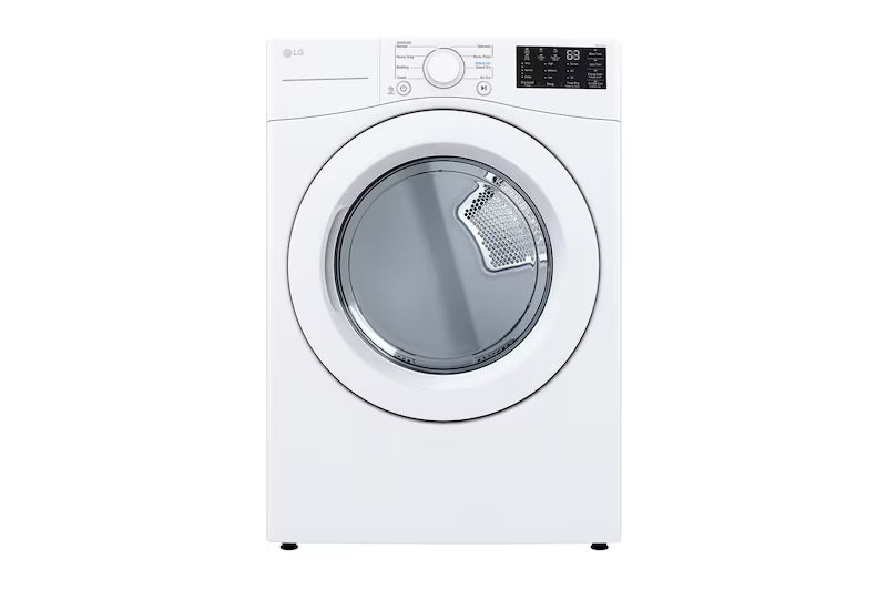 LG DLE3470W & WM3470 27" Washer/Dryer Set - Front view