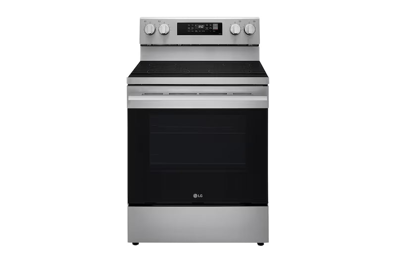LG LREN6321YE 30" Electric 6.3 cu ft. Range Probake Convection, EasyClean® & Smart, Stainless, Freestanding