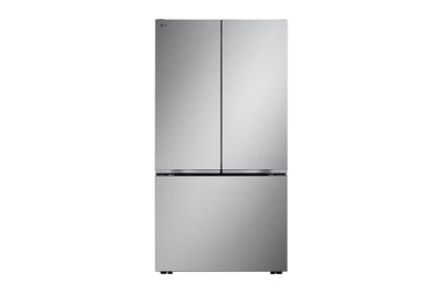 LG LF25Z6211S Bottom Freezer Counter Depth French Door Refrigerator, 36 inch Width, ENERGY STAR Certified, 23.7 cu. ft. Capacity, Counter Depth, Water Dispenser (Exterior), Ice Dispenser (Thru Door), Stainless Steel colour