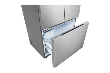 LG LF25Z6211S Bottom Freezer Counter Depth French Door Refrigerator, 36 inch Width, ENERGY STAR Certified, 23.7 cu. ft. Capacity, Counter Depth, Water Dispenser (Exterior), Ice Dispenser (Thru Door), Stainless Steel colour